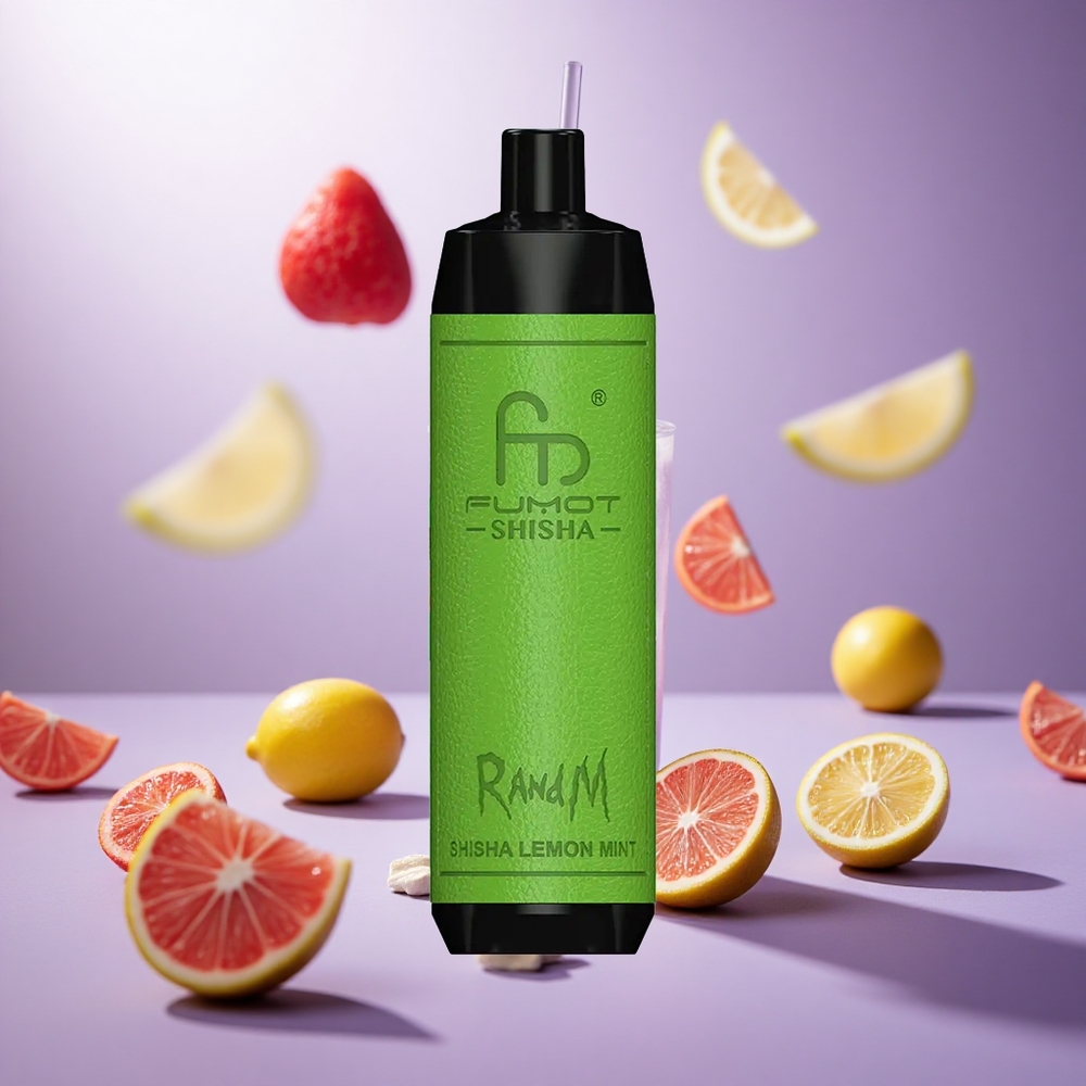 Lemon Mint RandM Fumot Shisha 10000 Puffs Disposable Vape with Type-C Port vape suppliers South Africa