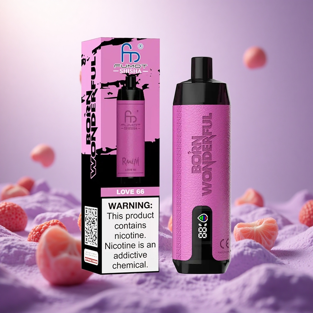 Love 66 RandM Fumot Shisha 10000 Puffs Disposable Vape with 18ml Prefilled e-liquid vape suppliers South Africa