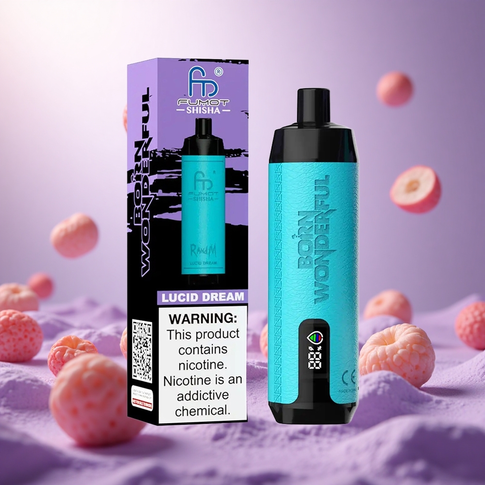 Lucid Dream RandM Fumot Shisha 10000 Puffs LED Indicator vape suppliers South Africa