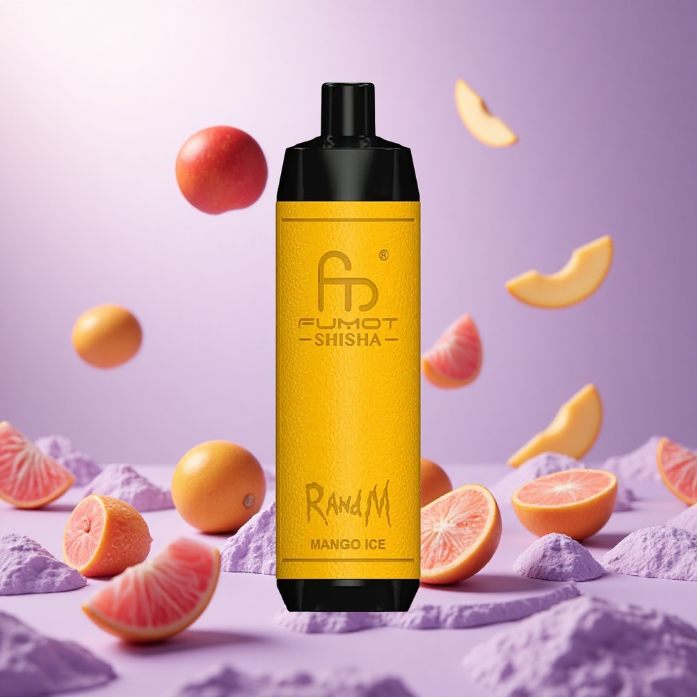 Mango Ice RandM Fumot Shisha 10000 Puffs 18ml Prefilled vape suppliers South Africa