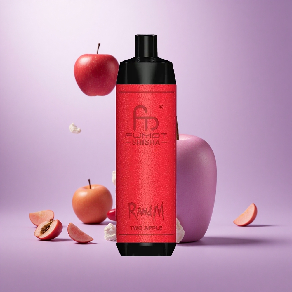 Two Apple RandM Fumot Shisha 10000 Puffs 18ml Vape suppliers South Africa