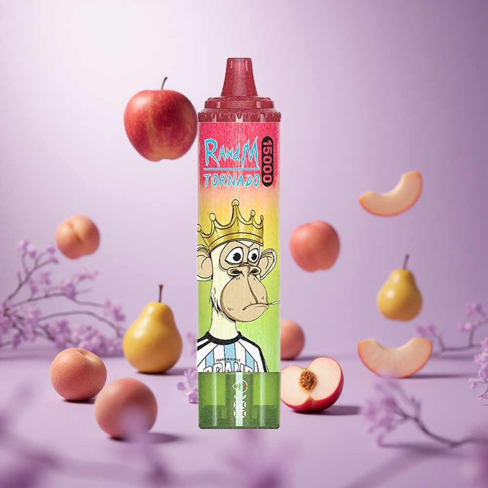 Apple Peach Pear RandM Fumot Tornado 15000 Puffs 25ml Mesh Coil vape suppliers South Africa