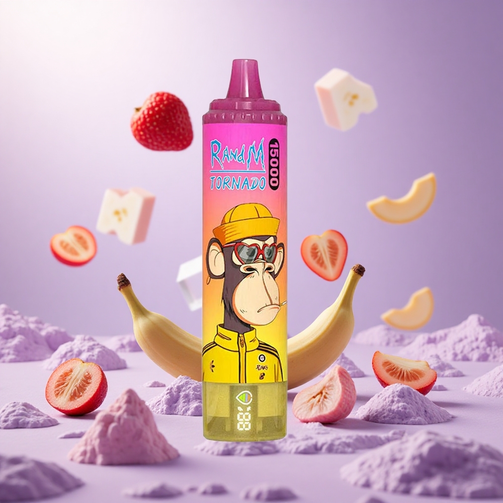 Banana Ice RandM Fumot Tornado 15000 Puffs 25ml Mesh Coil vape suppliers South Africa
