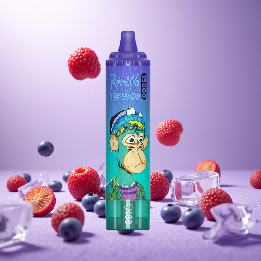Blueberry On Ice RandM Fumot Tornado 15000 Puffs 25ml 850mAh vape suppliers South Africa