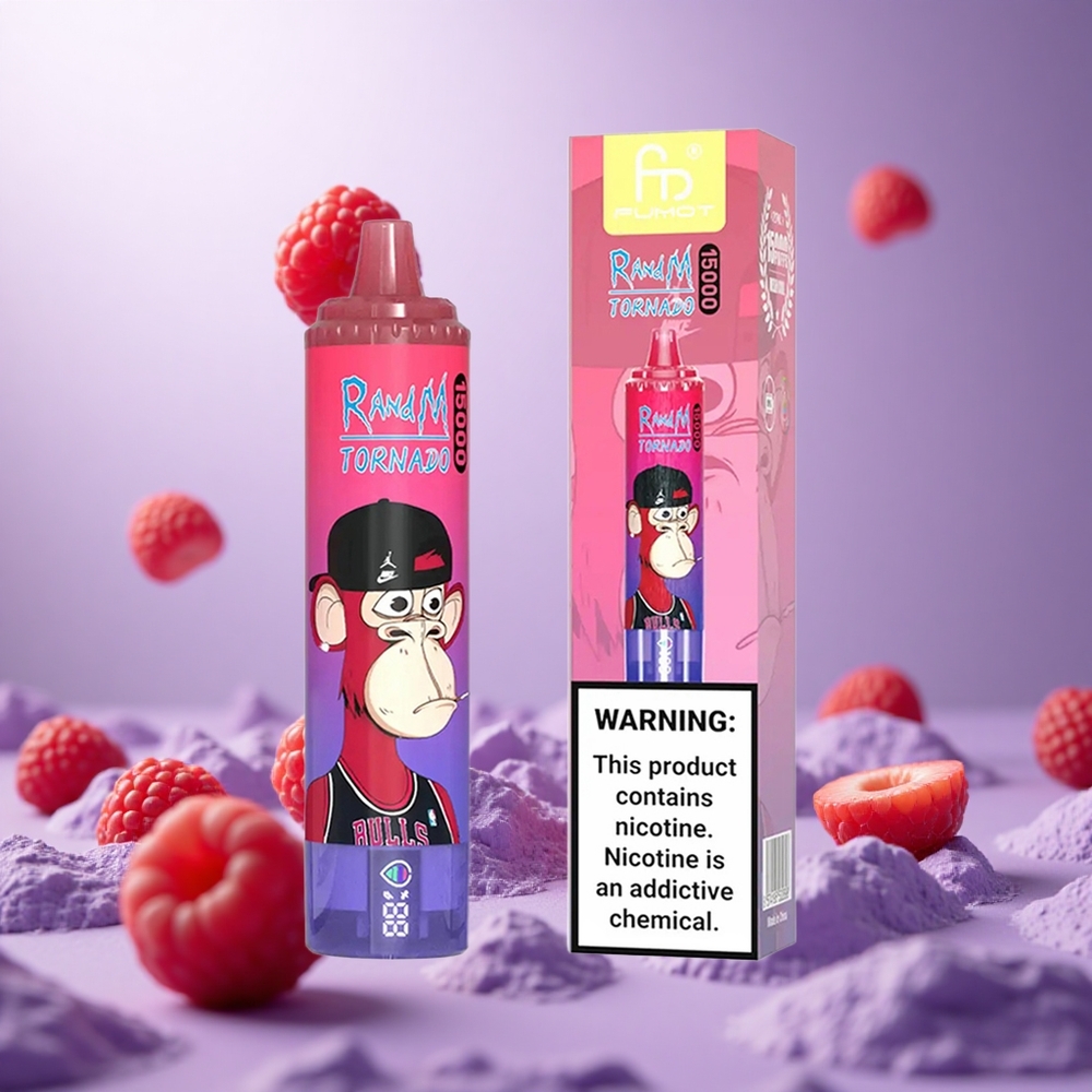 Bluesour Raspberry RandM Fumot Tornado 15000 Puffs 25ml Mesh Coil vape suppliers South Africa
