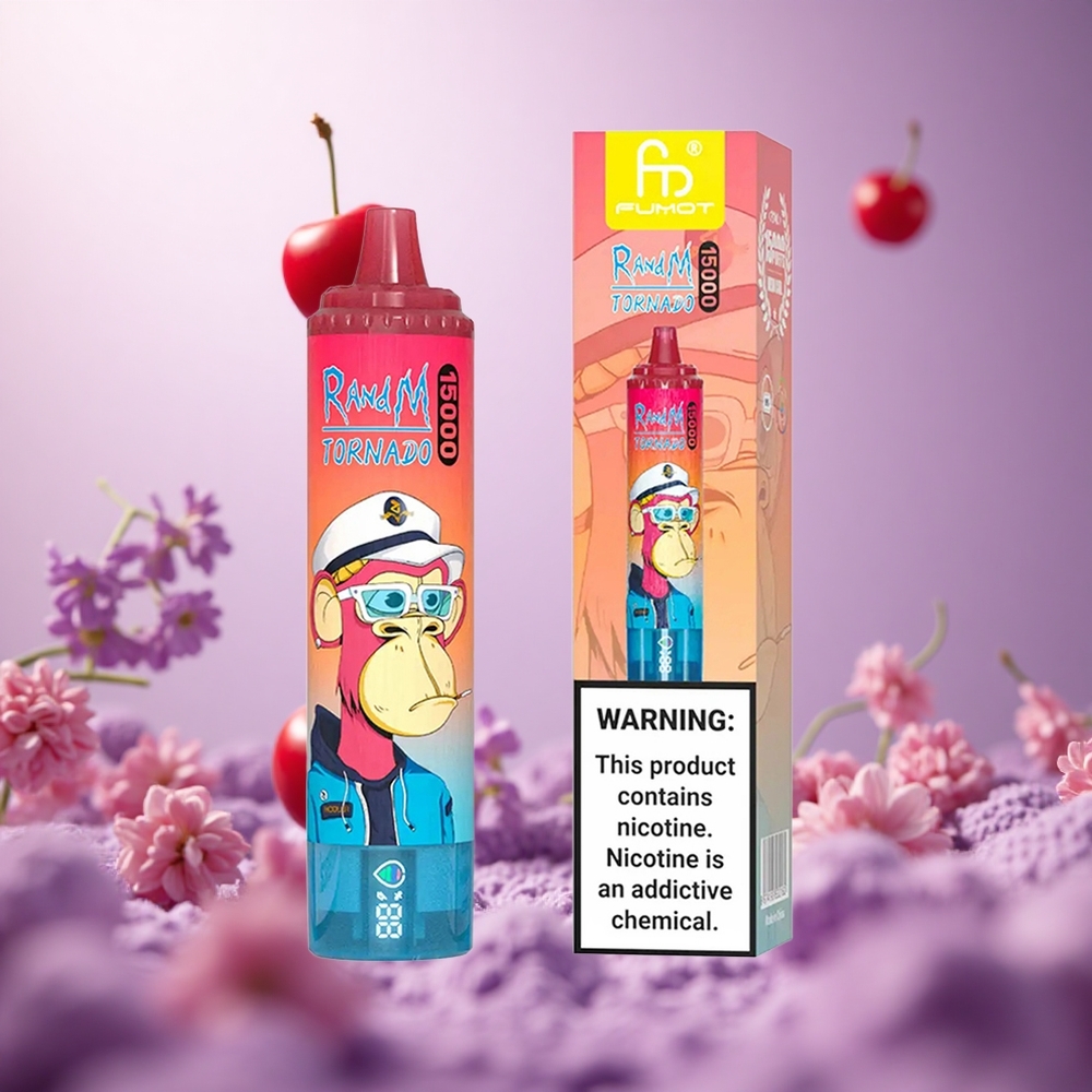 Cherry RandM Tornado 15000 Puffs 25ml Vape suppliers South Africa