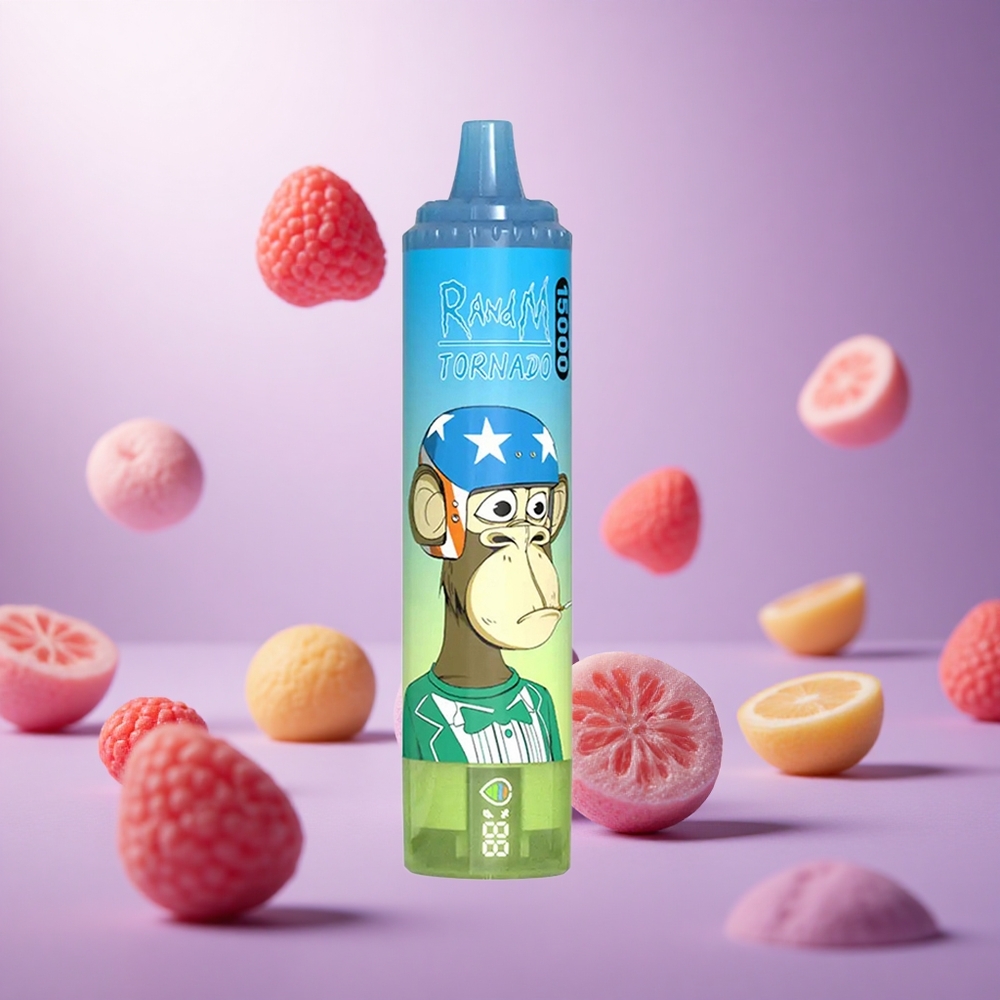 Gummy Bear RandM Fumot Tornado 15000 Puffs 25ml Mesh Coil vape suppliers South Africa