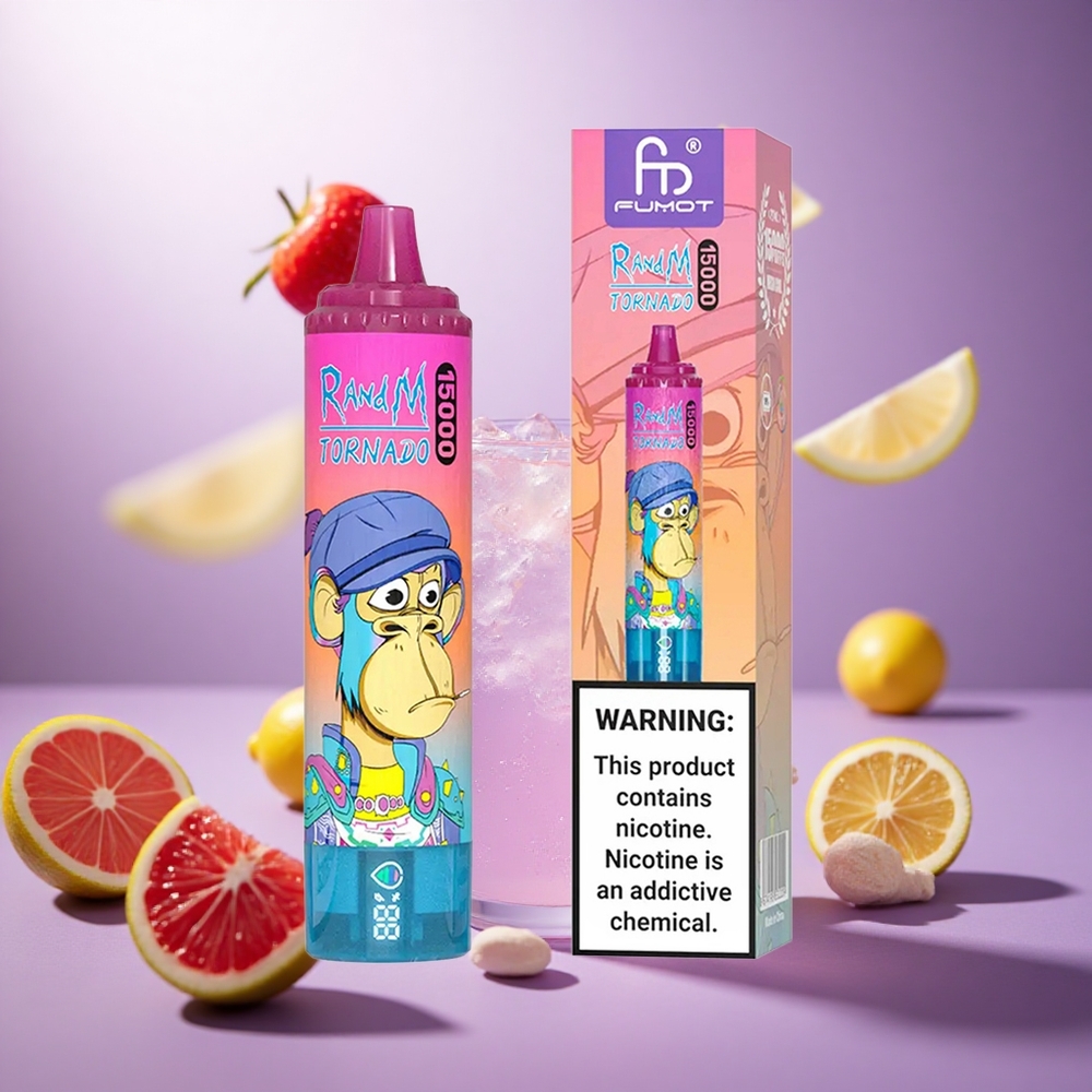 Lemonade RandM Fumot Tornado 15000 Puffs 25ml Mesh Coil vape suppliers South Africa