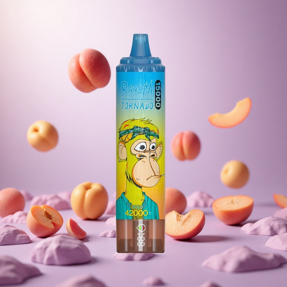Peach Mango RandM Fumot Tornado 15000 Puffs 25ml Mesh Coil vape suppliers South Africa