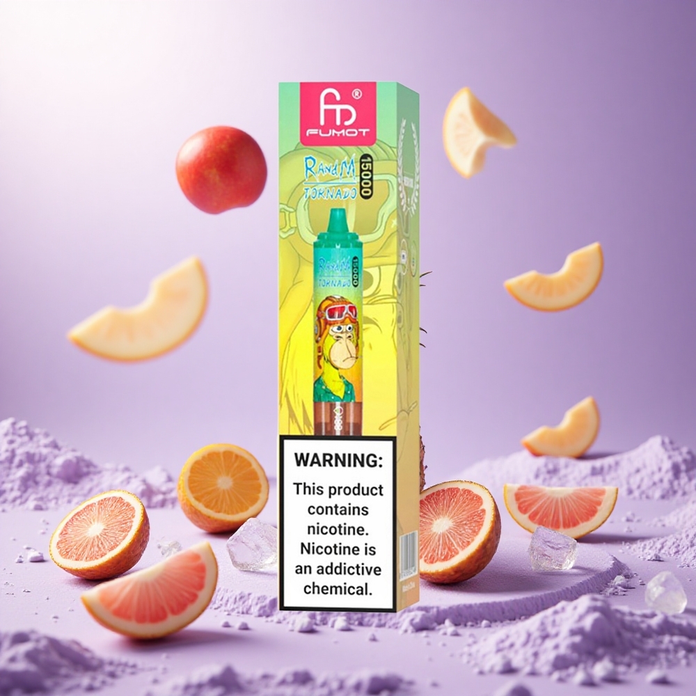Pineapple Ice RandM Fumot Tornado 15000 Puffs 25ml Disposable Vape vape suppliers South Africa
