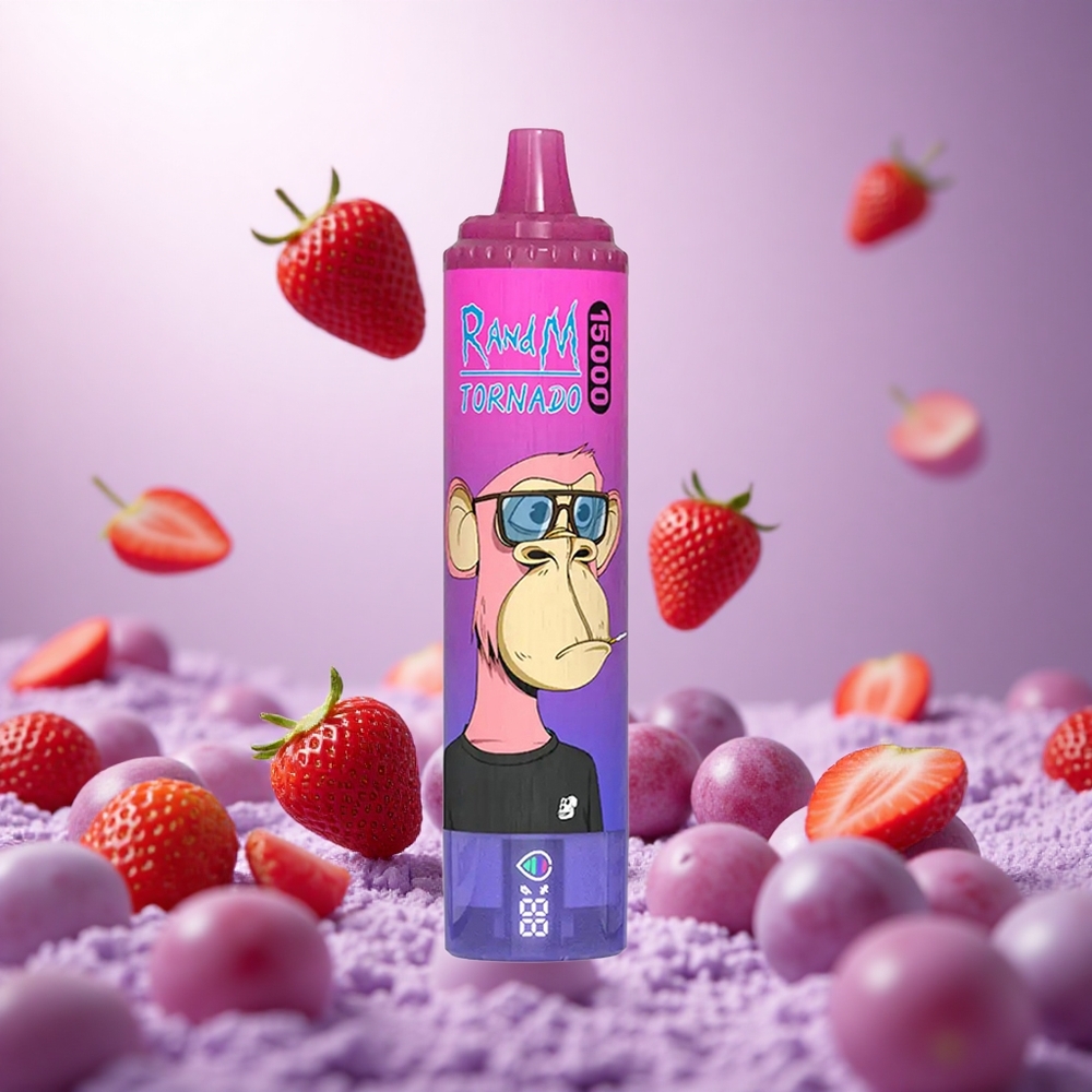 Strawberry Grape RandM Fumot Tornado 15000 Puffs Mesh Coil vape suppliers South Africa