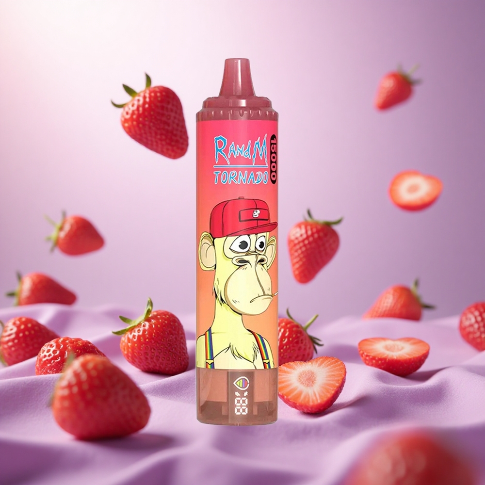 Strawberry Red Bull RandM Fumot Tornado 15000 Puffs Disposable Vape 25ml vape suppliers South Africa