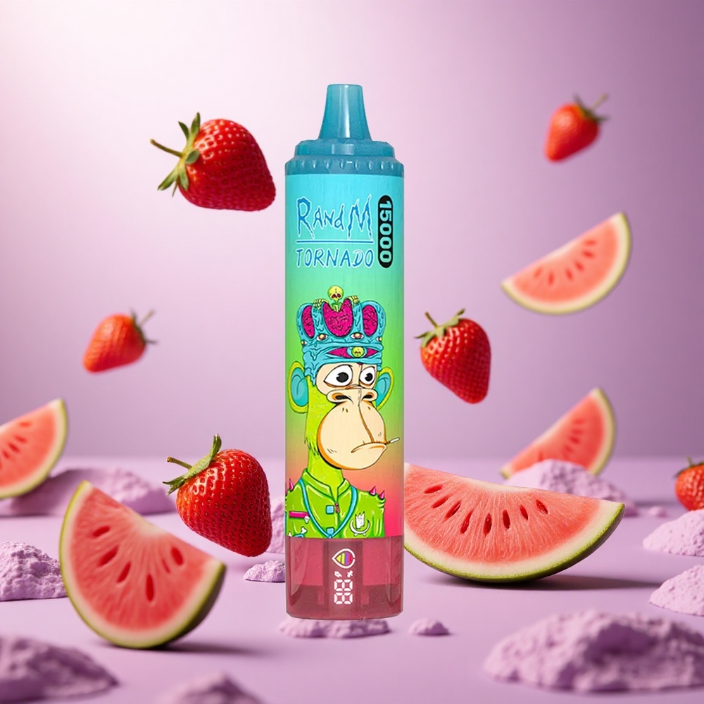 Strawberry Watermelon RandM Fumot Tornado 15000 Puffs 25ml vape suppliers South Africa