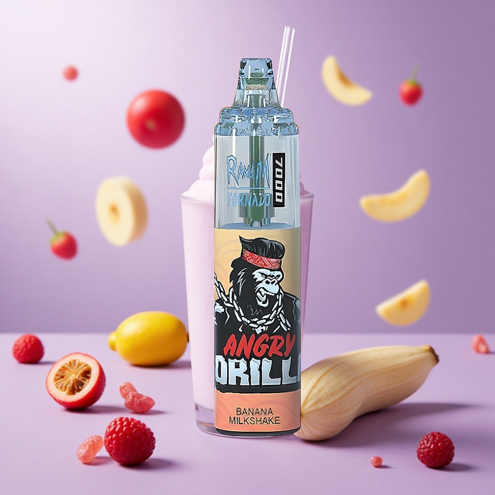 Banana Milkshake RandM Fumot Tornado 7000 Puffs Mesh Coil vape suppliers South Africa