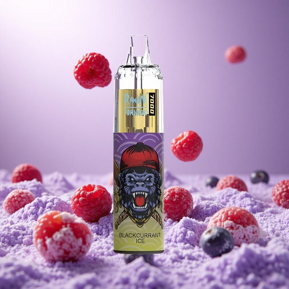 Blackcurrant Ice RandM Fumot Tornado 7000 Puffs Mesh Coil vape suppliers South Africa