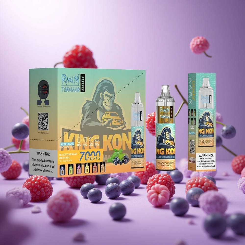 Blackcurrant Menthol RandM Fumot Tornado 7000 Puffs Mesh Coil vape suppliers South Africa