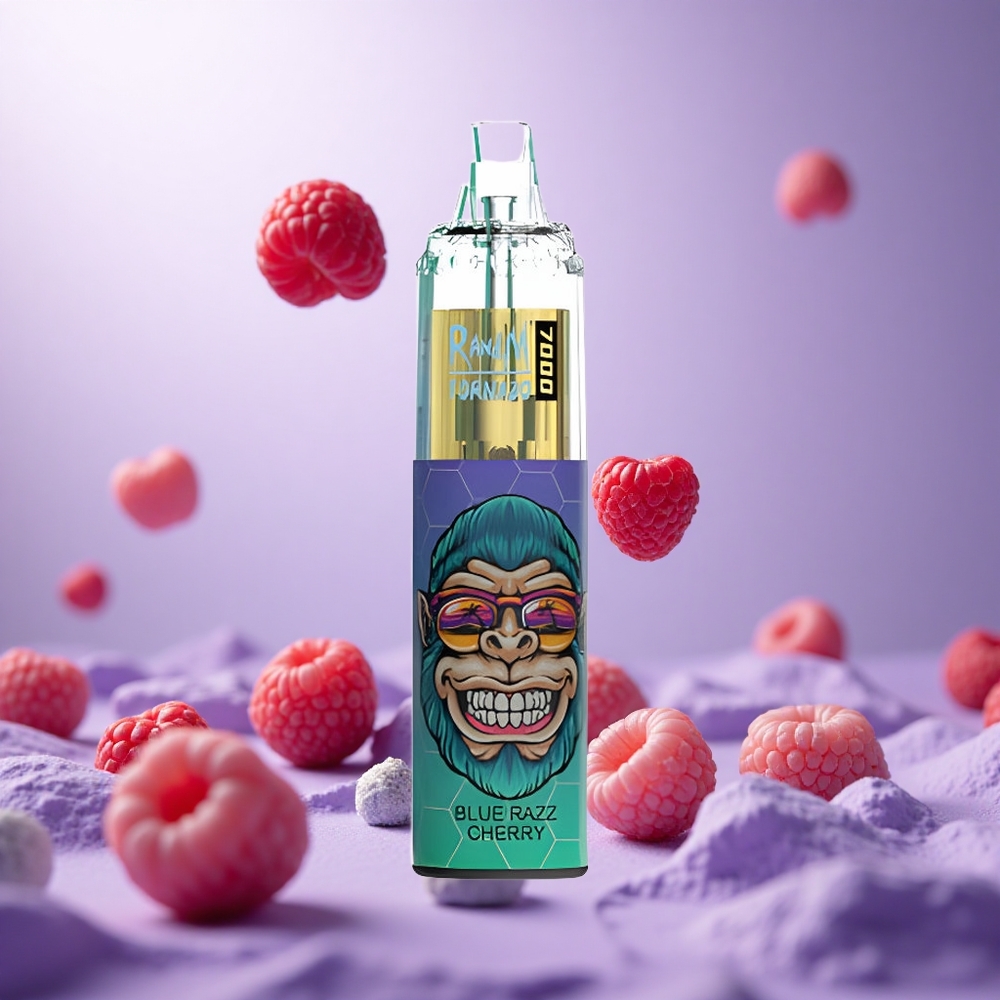 Blue Razz Cherry RandM Fumot Tornado 7000 Puffs 14ML E-liquid vape suppliers South Africa