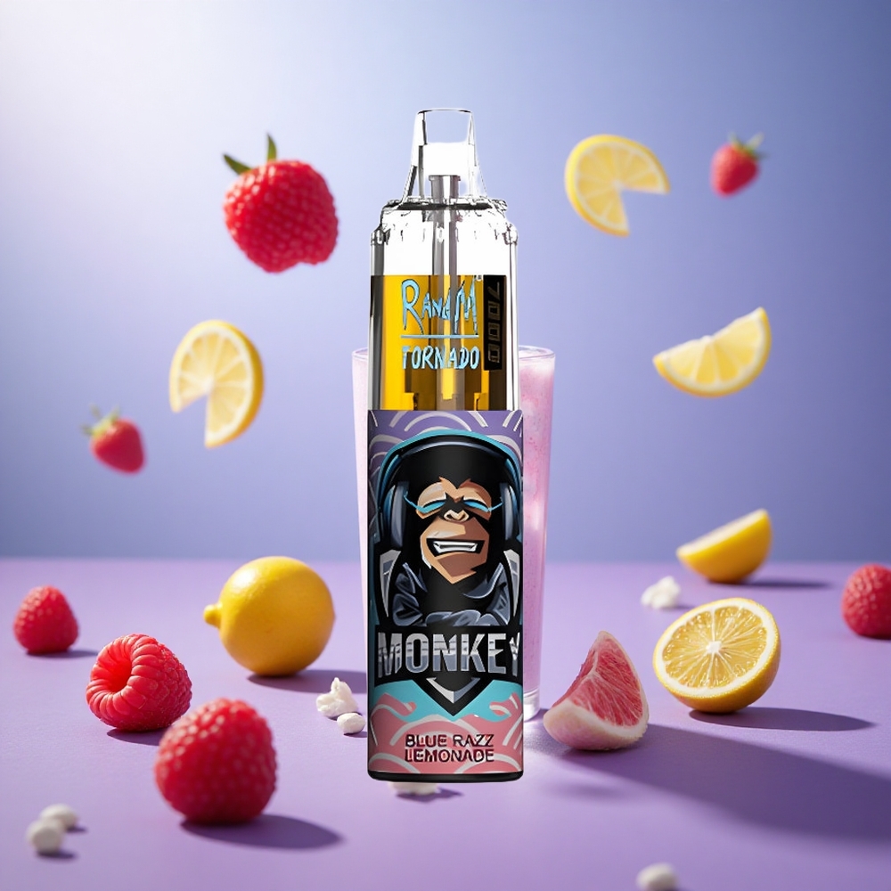 Blue Razz Lemonade RandM Fumot Tornado 7000 Puffs 14ML E-liquid vape suppliers South Africa