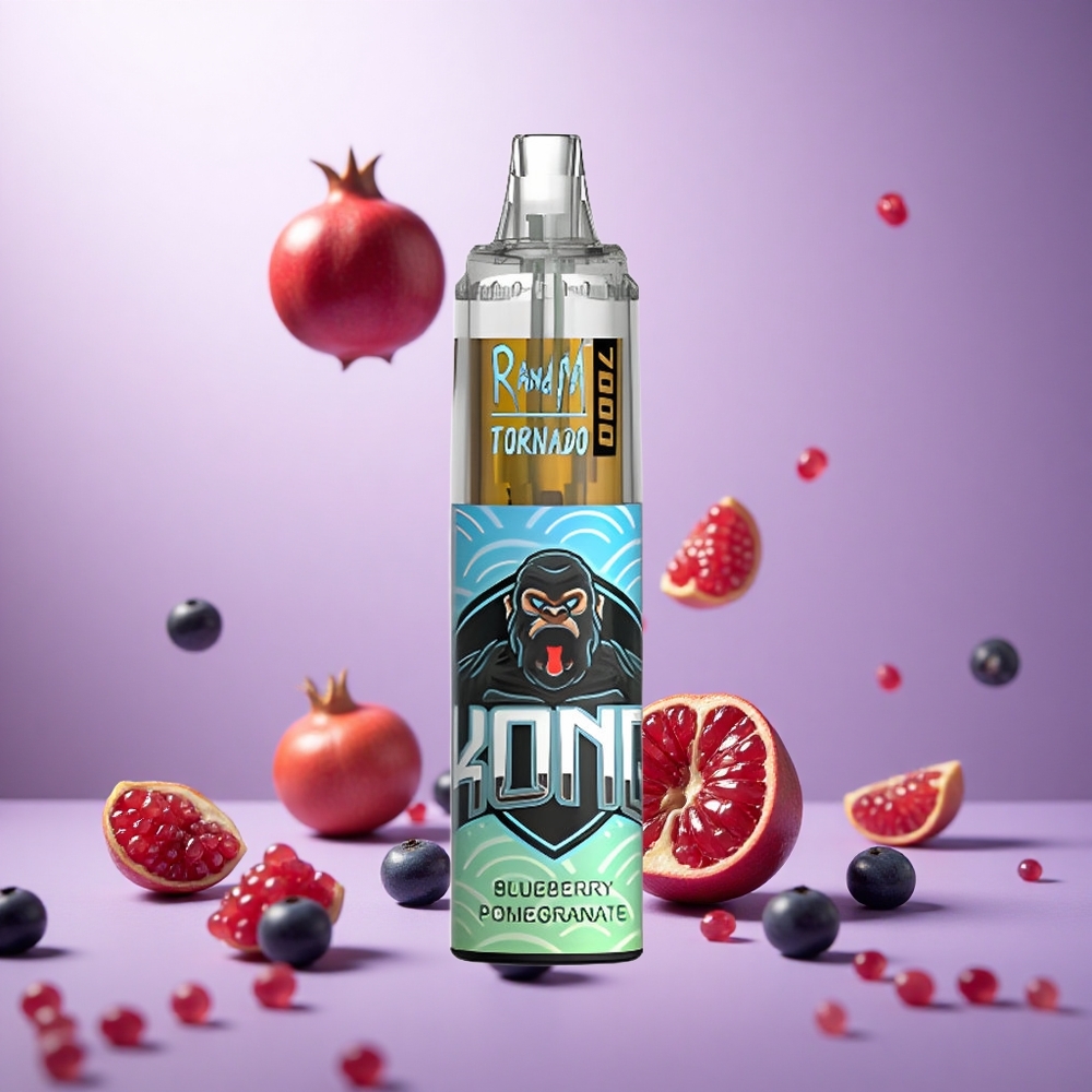 Blueberry Pomegranate RandM Fumot Tornado 7000 Puffs 14ML E-liquid vape suppliers South Africa