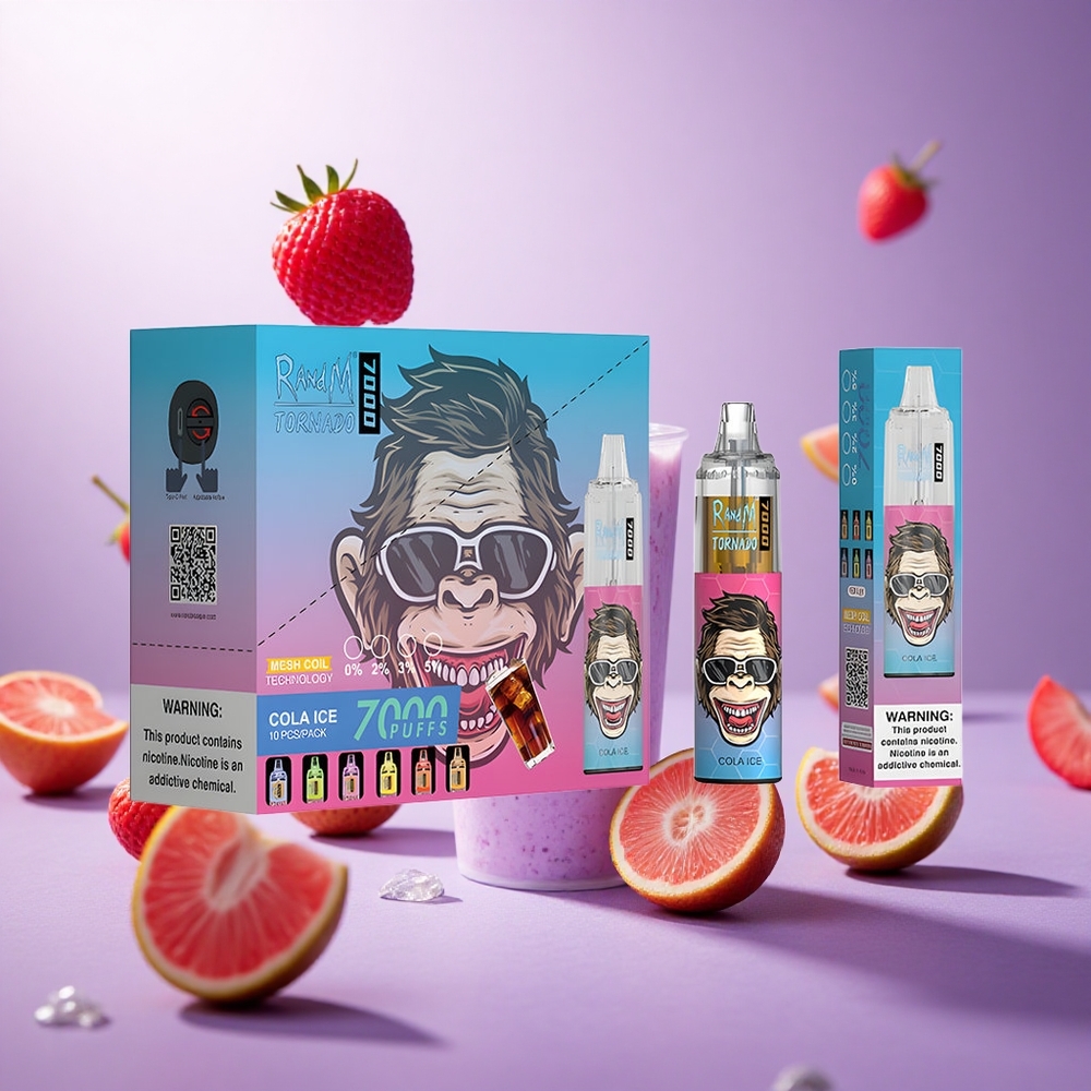 Cola Ice RandM Fumot Tornado 7000 Puffs 14ML E-liquid vape suppliers South Africa