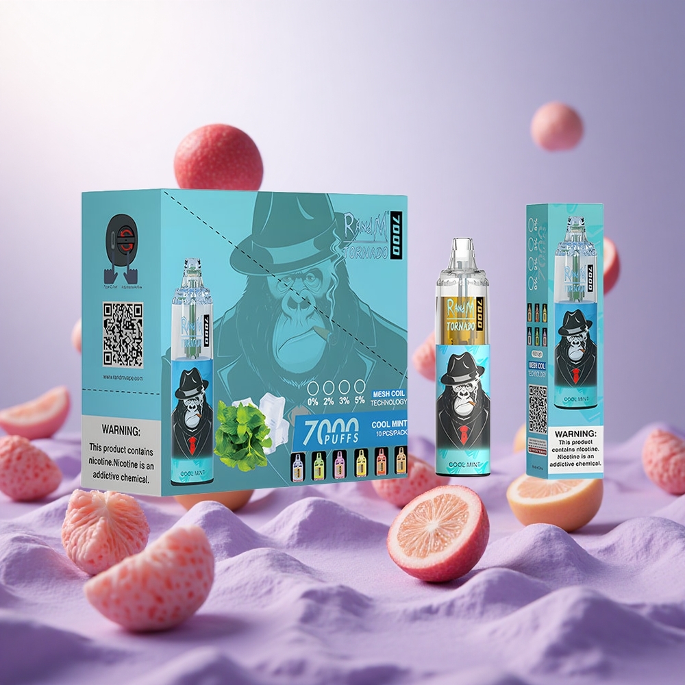 Cool Mint RandM Fumot Tornado 7000 Puffs Mesh Coil vape suppliers South Africa
