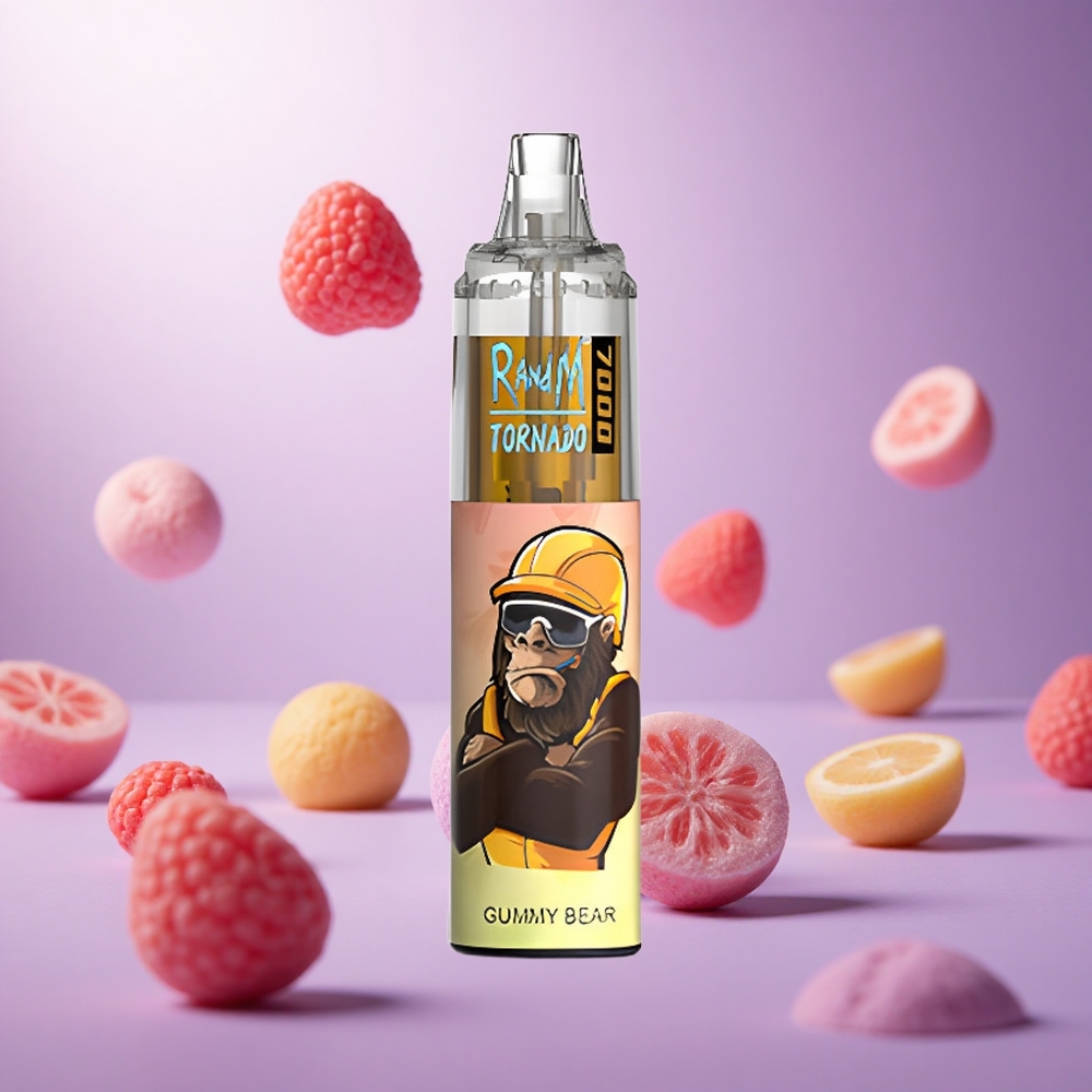 Gummy Bear RandM Fumot Tornado 7000 Puffs Mesh Coil vape suppliers South Africa