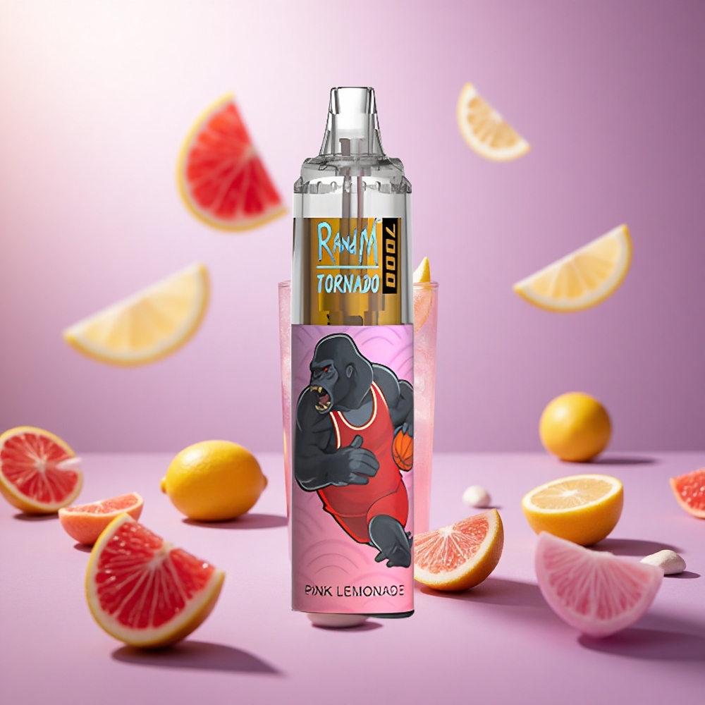 Pink Lemonade RandM Fumot Tornado 7000 Puffs Mesh Coil Vape suppliers South Africa
