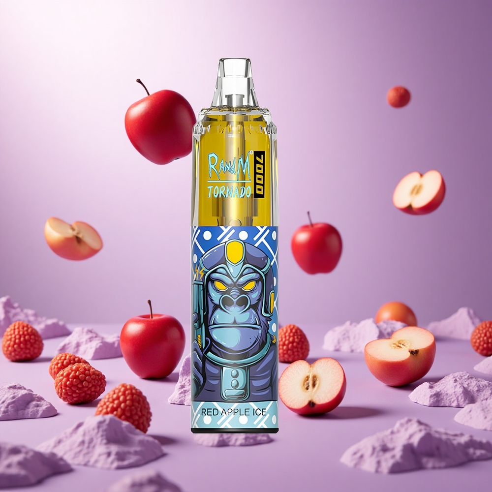 Red Apple Ice RandM Fumot Tornado 7000 Puffs Mesh Coil vape suppliers South Africa