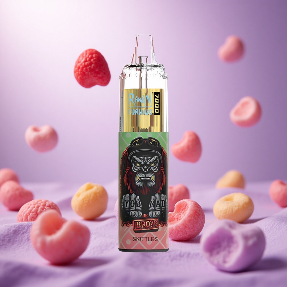Skittles RandM Fumot Tornado 7000 Puffs 14ML E-liquid RGB Light vape suppliers South Africa