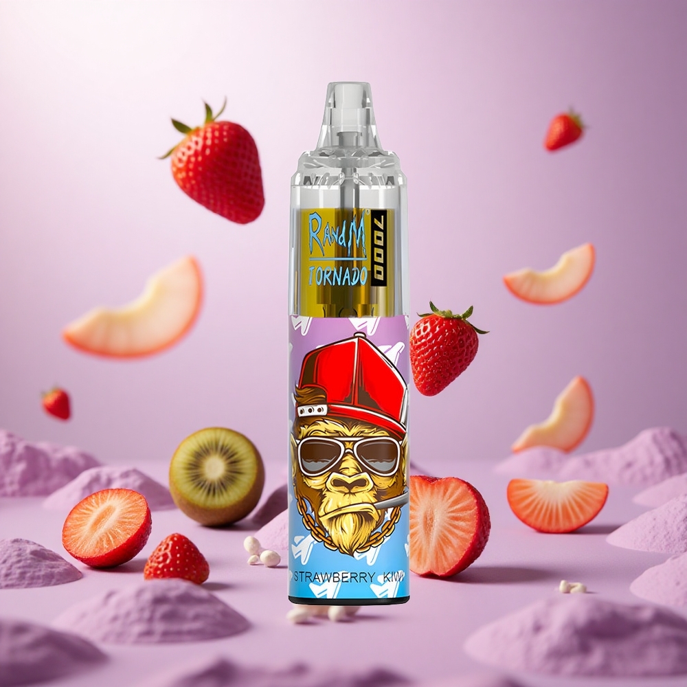 Strawberry Kiwi RandM Fumot Tornado 7000 Puffs Mesh Coil vape suppliers South Africa