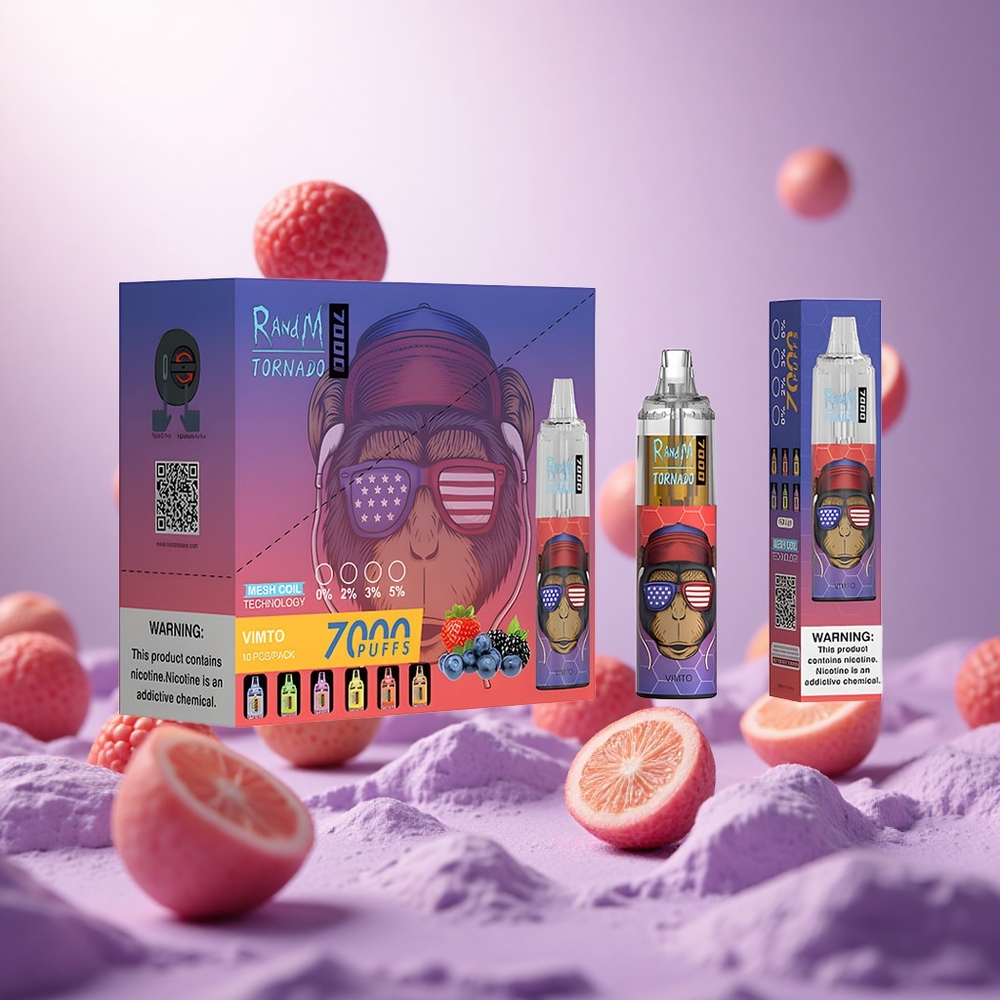 Vimto RandM Fumot Tornado 7000 Puffs Mesh Coil vape suppliers South Africa