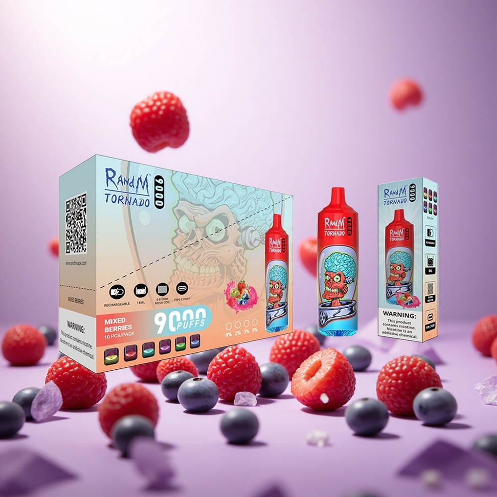 Mixed Berries RandM Fumot Tornado 9000 Puffs Mesh Coil vape suppliers South Africa