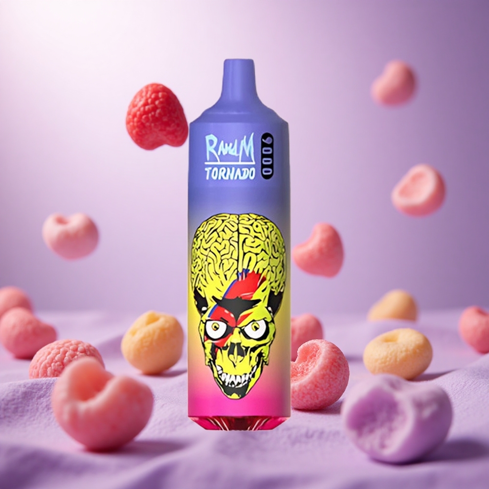 Skittles RandM Fumot Tornado 9000 Puffs 18mL Mesh Coil vape suppliers South Africa