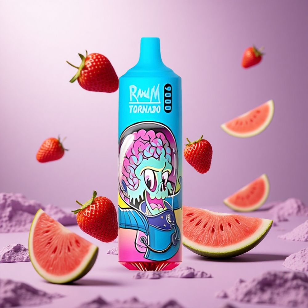 Strawberry Watermelon RandM Fumot Tornado 9000 Puffs Mesh Coil vape suppliers South Africa