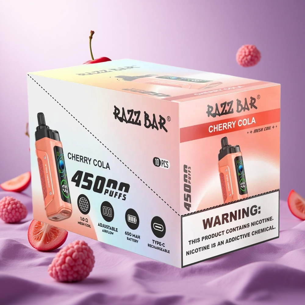 Cherry Cola Razz Bar 45000 Puffs Adjustable Airflow vape suppliers South Africa