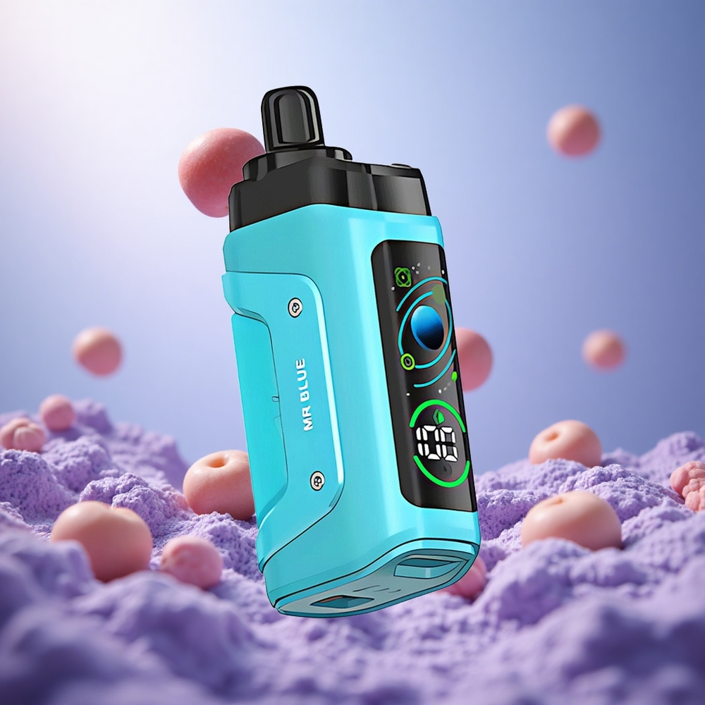 Mr Blue Razz Bar 45000 Puffs Adjustable Airflow vape suppliers South Africa