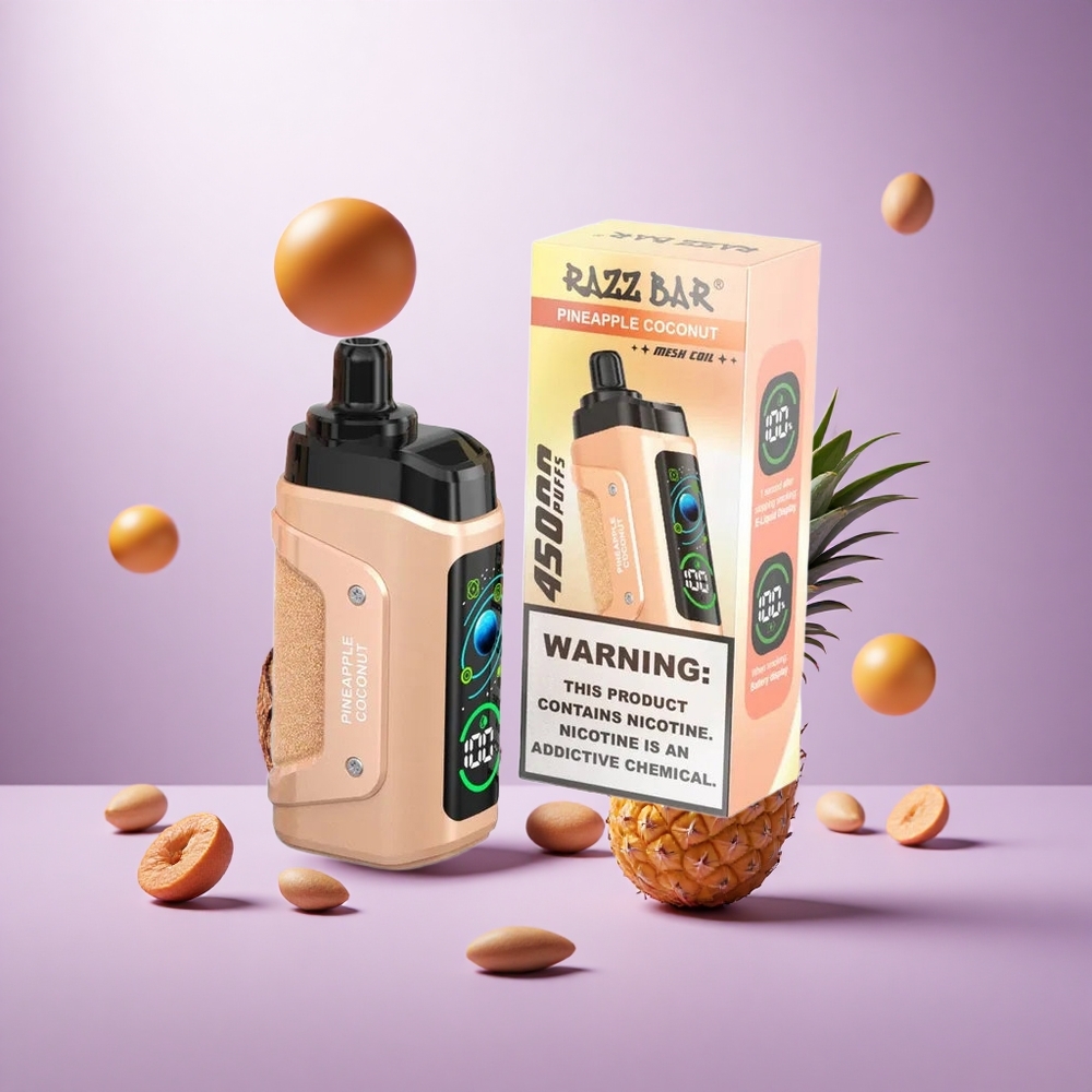 Pineapple Coconut Razz Bar Disposable Vape 45000 Puffs 650 Mah Battery vape suppliers South Africa