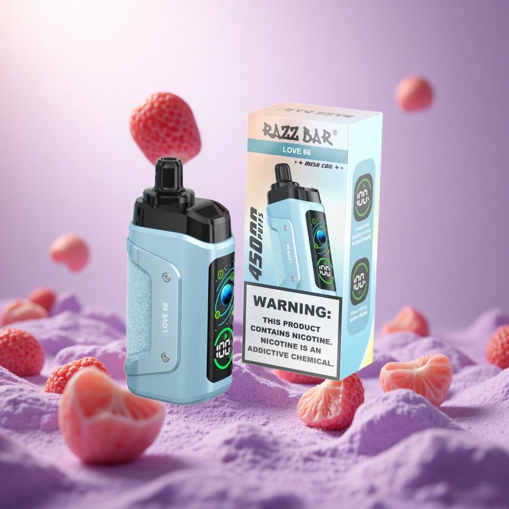 Razz Love 66 Razz Bar 45000 Puffs Adjustable Airflow Type-C Rechargeable vape suppliers South Africa