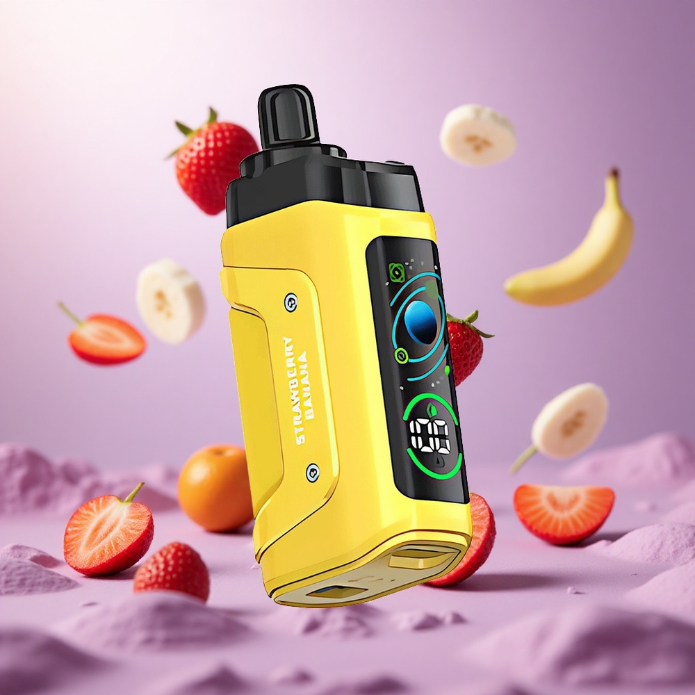 Strawberry Banana Razz Bar 45000 Puffs Adjustable Airflow vape suppliers South Africa