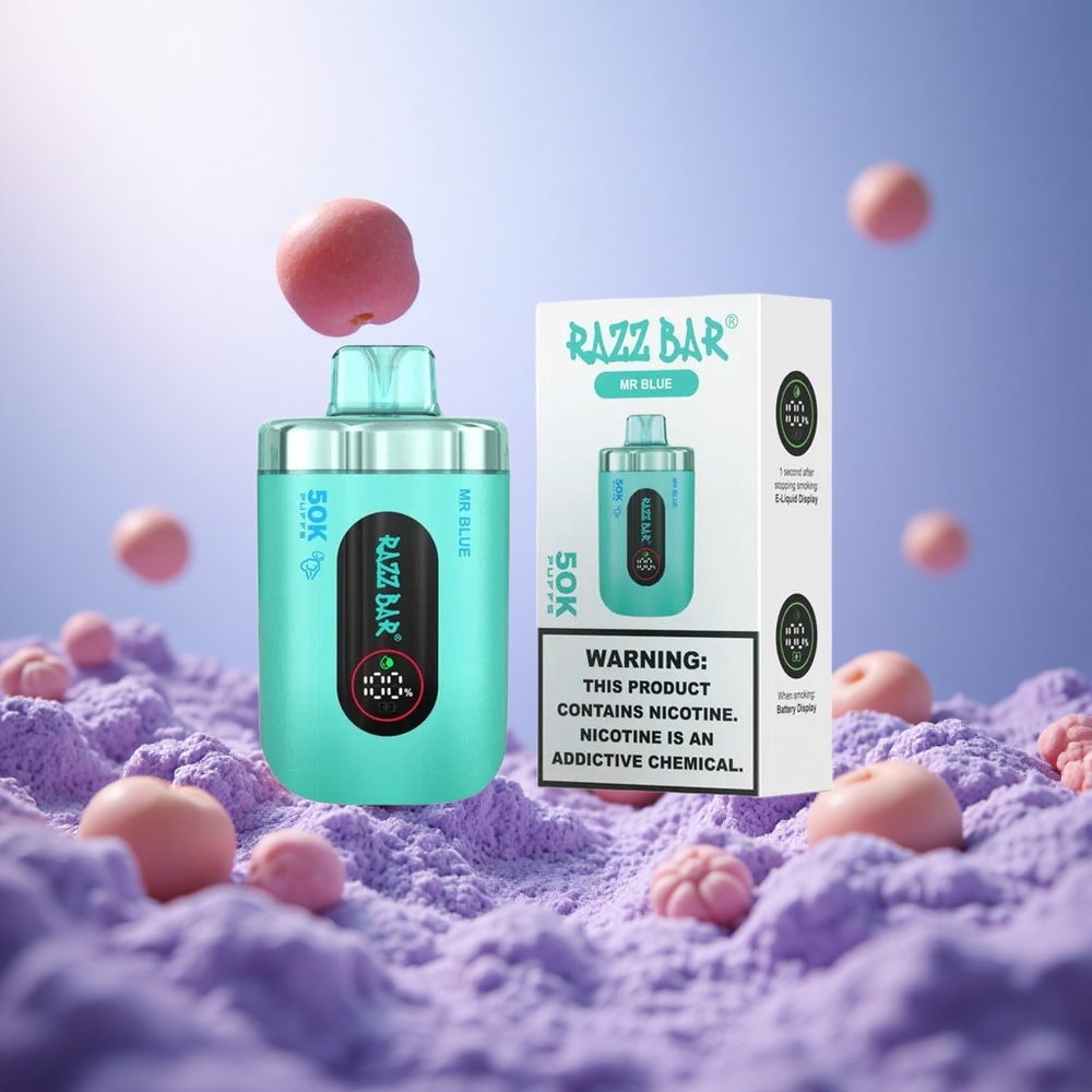 Razz Blue Razz Bar 50K Puffs 650mAh vape suppliers South Africa