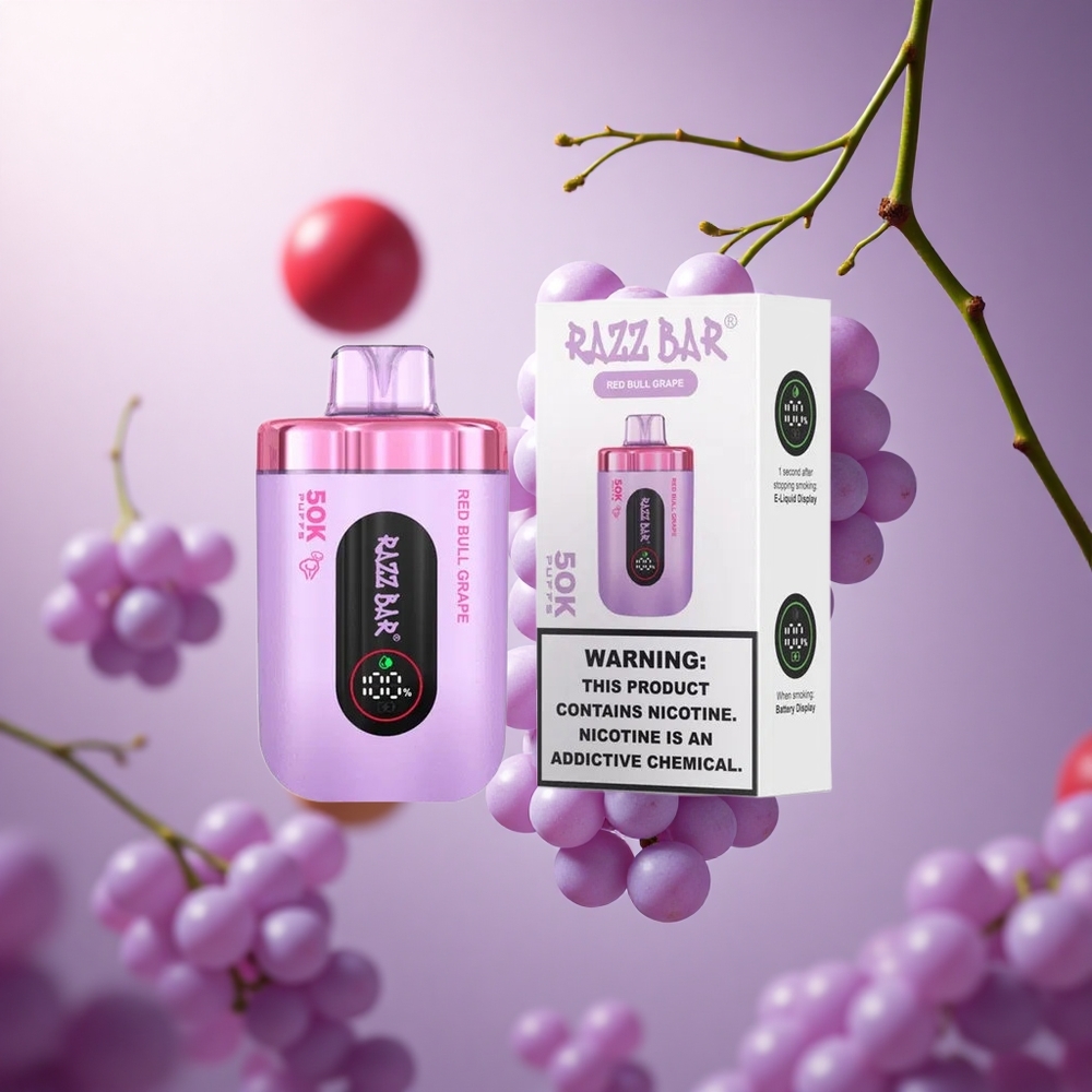 Red Bull Grape Razz Bar 50K Puffs 2% Nicotine Disposable Vape vape suppliers South Africa