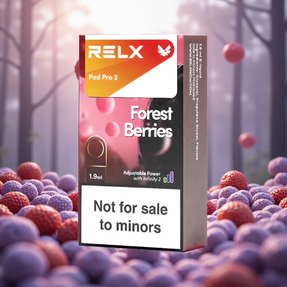 Forest Berries RELX Pod Pro 2 600 Puffs 0% Nicotine vape suppliers South Africa