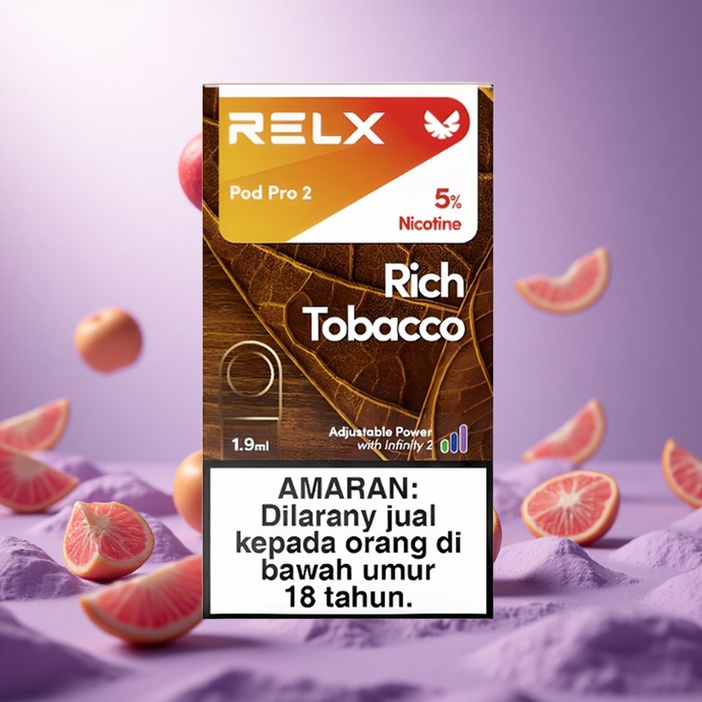 Rich Tobacco RELX Pod Pro 2 600 Puffs 5% Nicotine vape suppliers South Africa