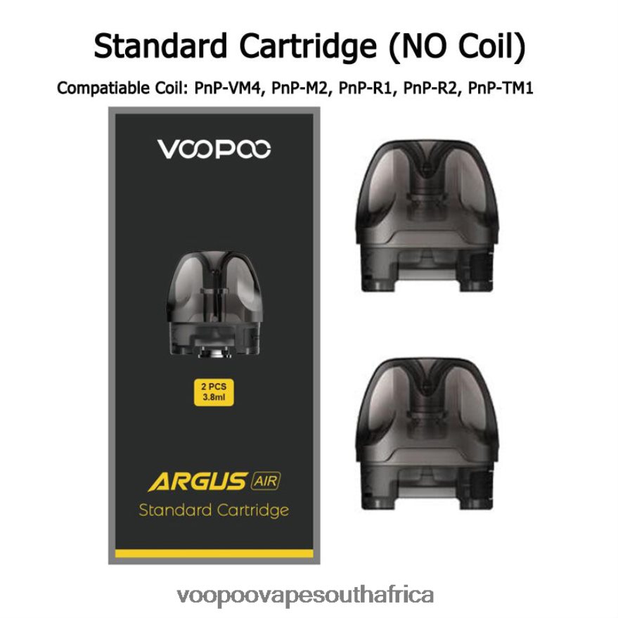 VOOPOO ARGUS AIR Pod Cartridge (2Pcs) 8H4DNL513 Standard Pod (Empty) VOOPOO vape cape town
