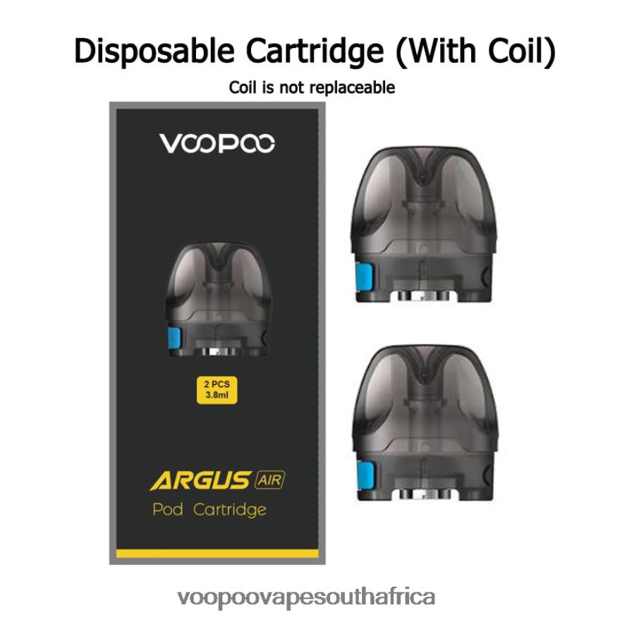 VOOPOO ARGUS AIR Pod Cartridge (2Pcs) 8H4DNL535 Pod with 0.8 ohm coil VOOPOO vape pod