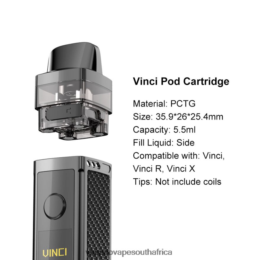 VOOPOO VINCI REPLACEMENT POD (2Pcs) 8H4DNL554 Black VOOPOO vape price