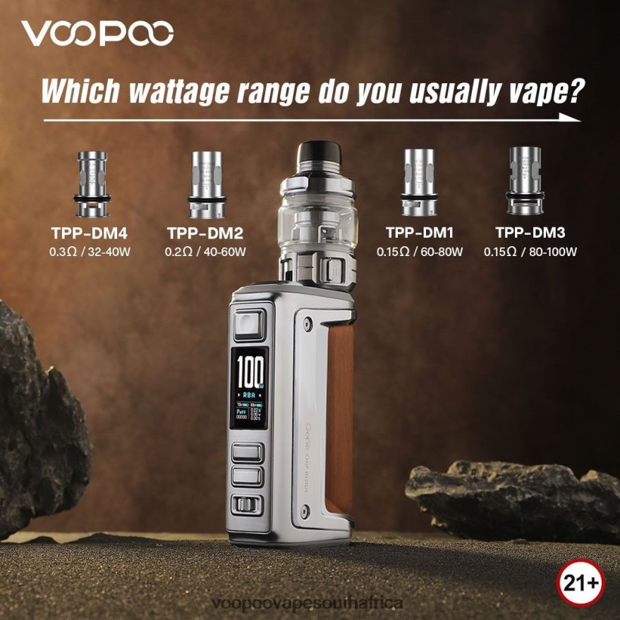 VOOPOO ARGUS GT II Tank Kit 8H4DNL1 Graphite VOOPOO vape south africa