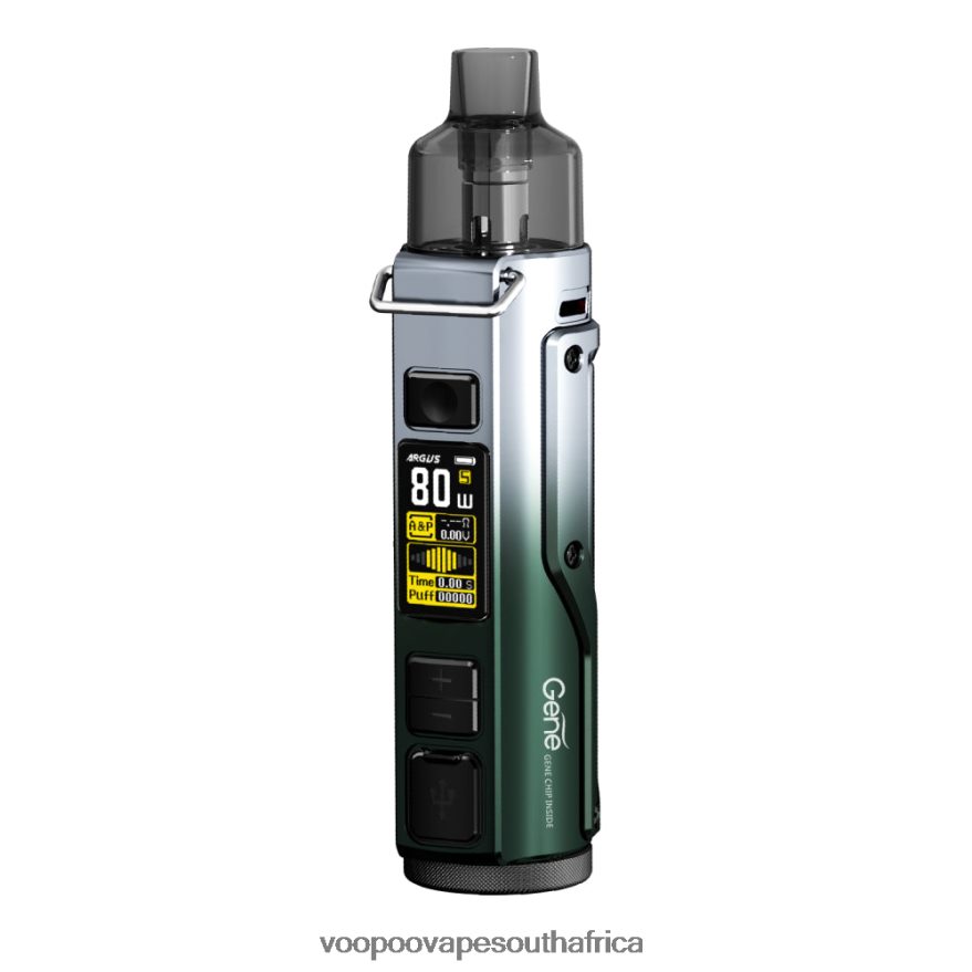 VOOPOO ARGUS PRO Pod Mod Kit 8H4DNL29 Blackish Green Silver VOOPOO argus south africa