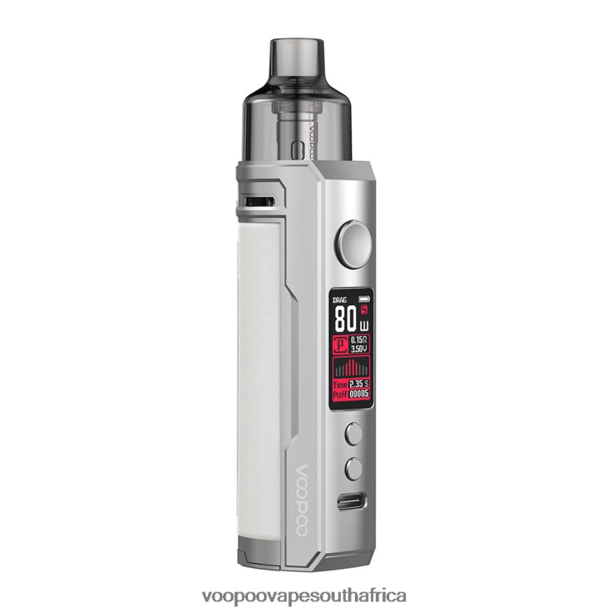 VOOPOO DRAG X Pod Mod Kit 8H4DNL177 Silver White VOOPOO vape amazon
